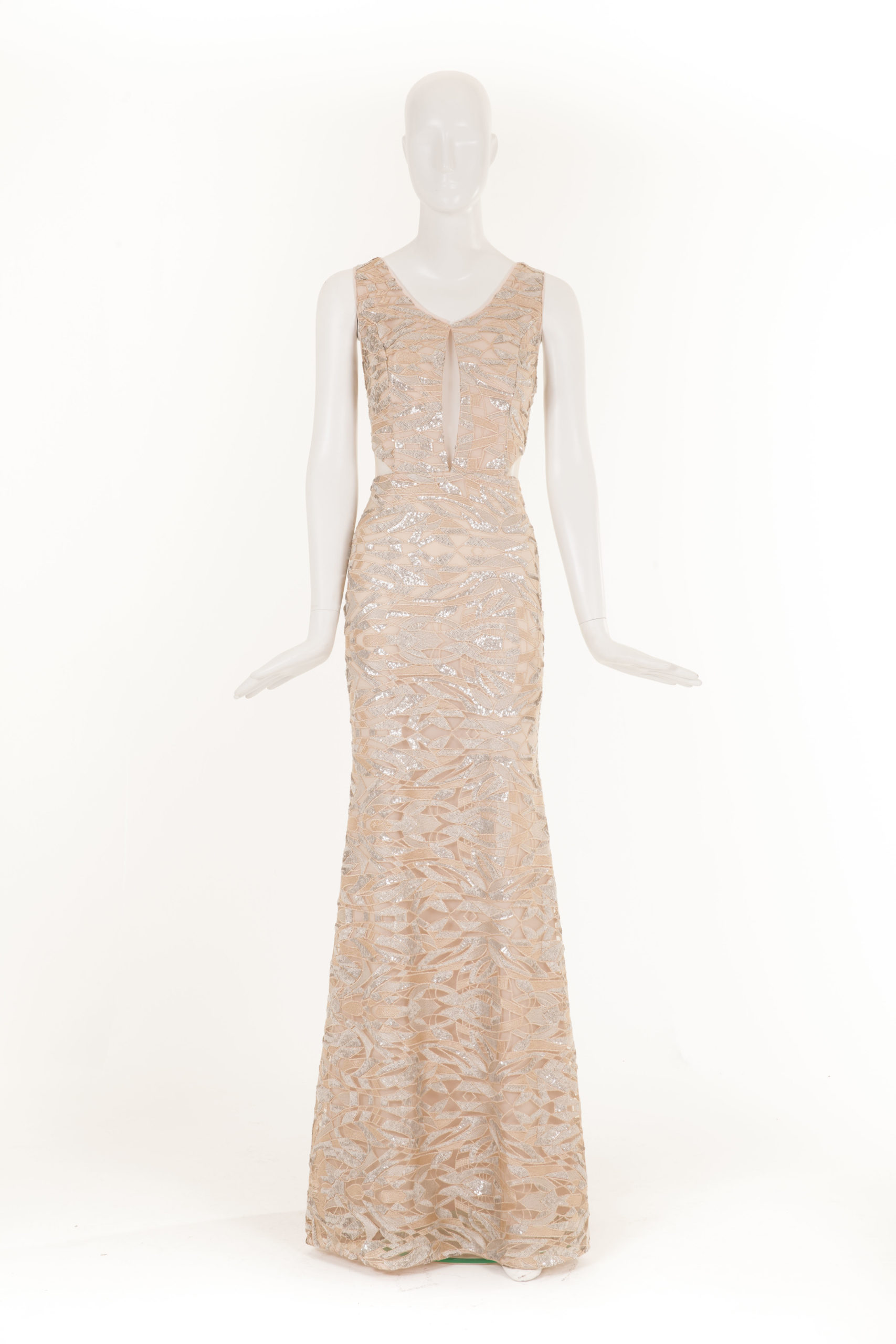 Vestido Longo Nude Let S Party